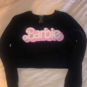 Cropped Barbie Sweatshirt